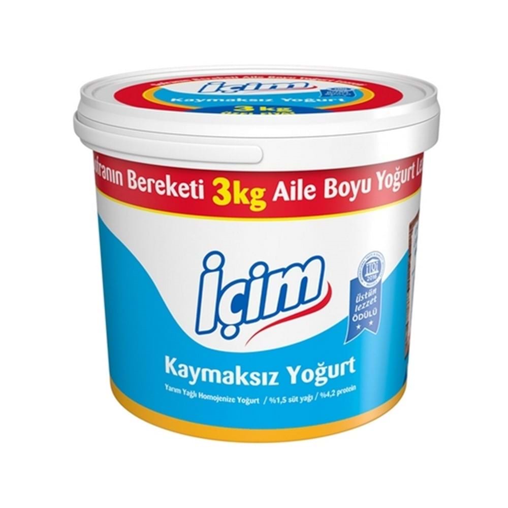 İçim Doğal Yoğurt 3000 Gr