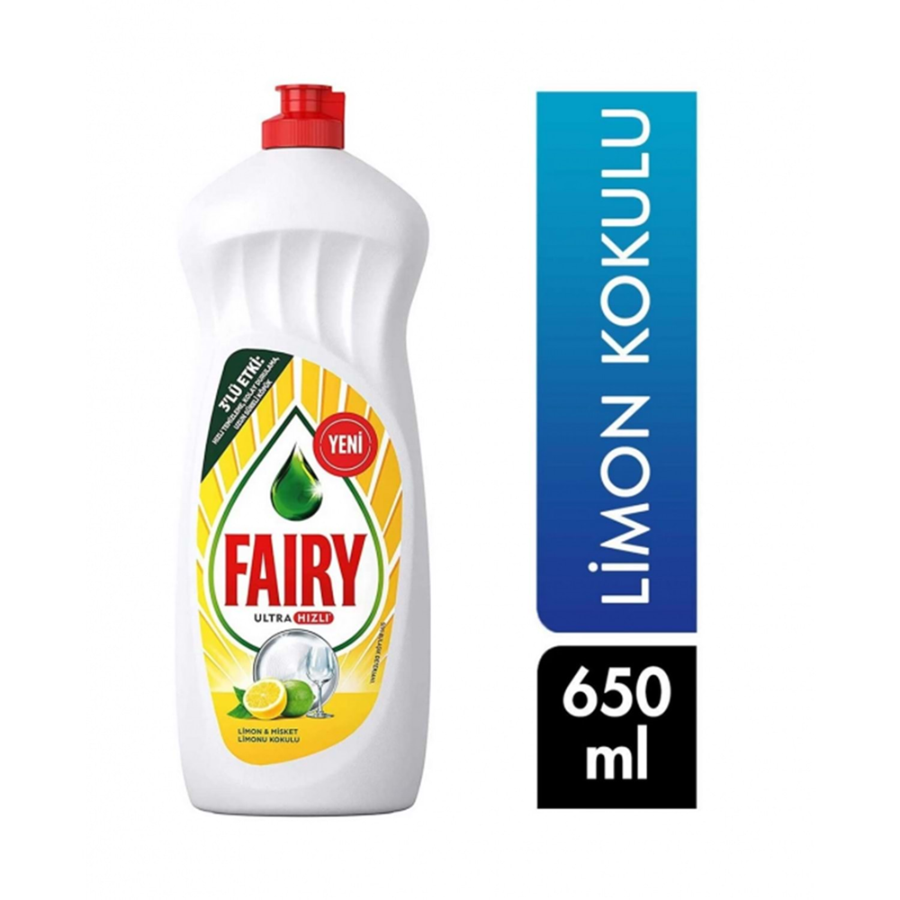 Fairy Bulaşık Deterjanı 650 Ml Limon