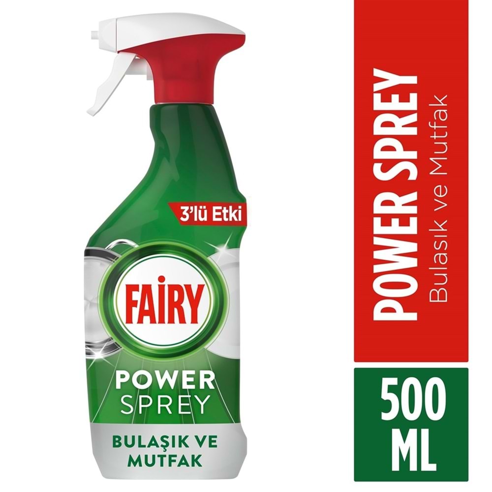 Fairy Power Sprey Bulaşık & Mutfak Temizleyici 500 Ml