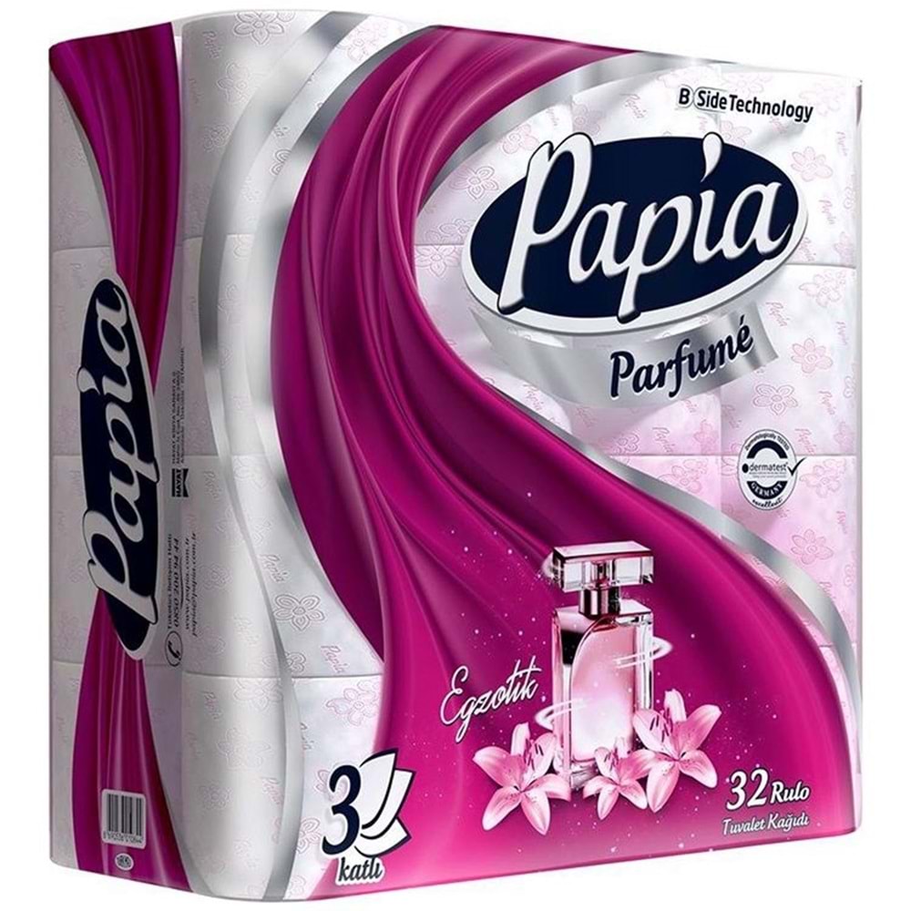 Papia Tuvalet Kağıdı 32 Li Egzoztik 3 Katlı