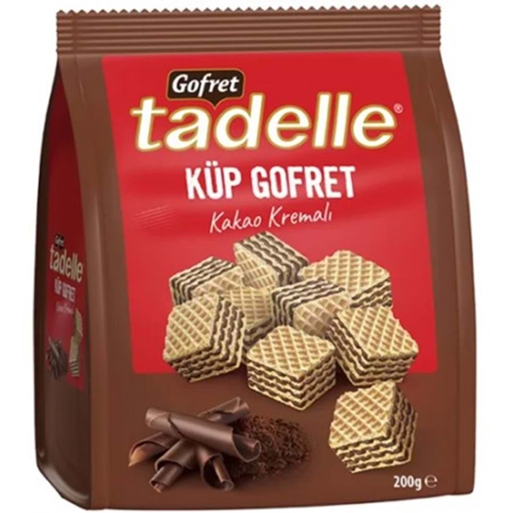 Tadelle Kakao Kremalı Küp Gofret Çoklu Paket 200 Gr