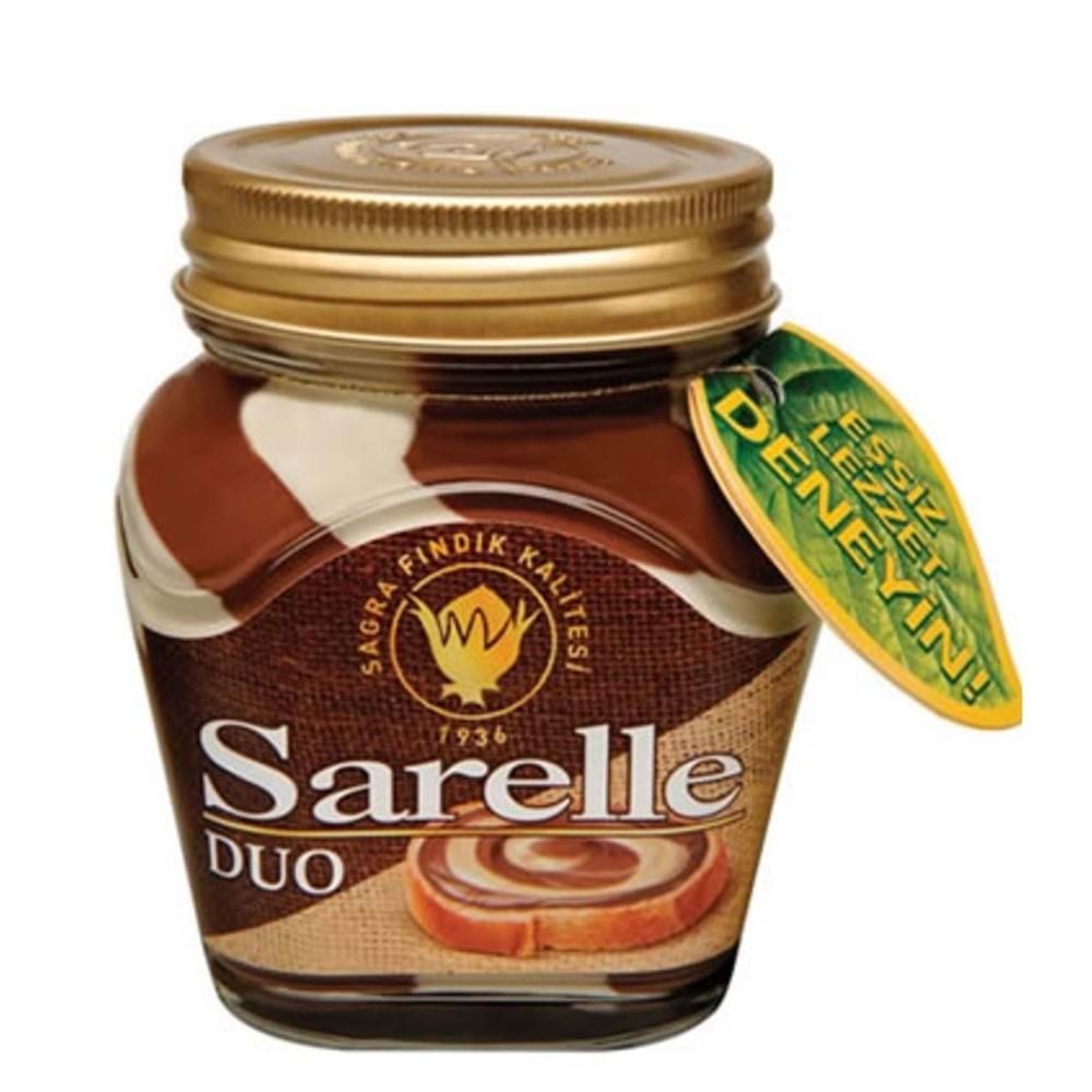 Sarelle Sütlü Kakolu Fındık Ezmesi Duo 350 Gr