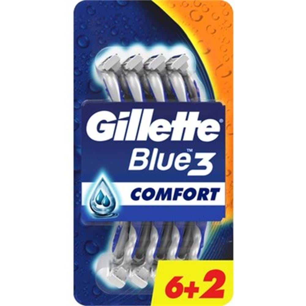 Gillette Blue 3 Comfort 6 + 2