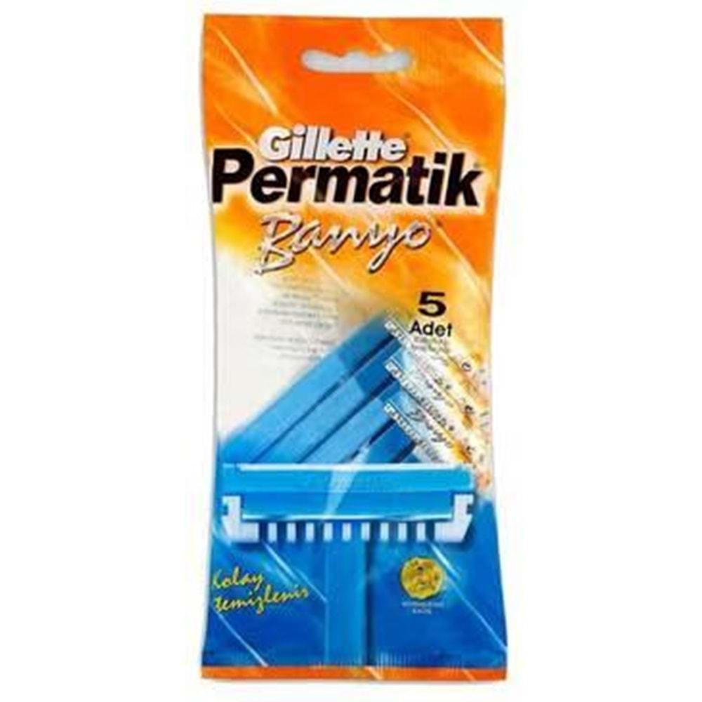 Permatik Tıraş Bıçağı Banyo 5Li