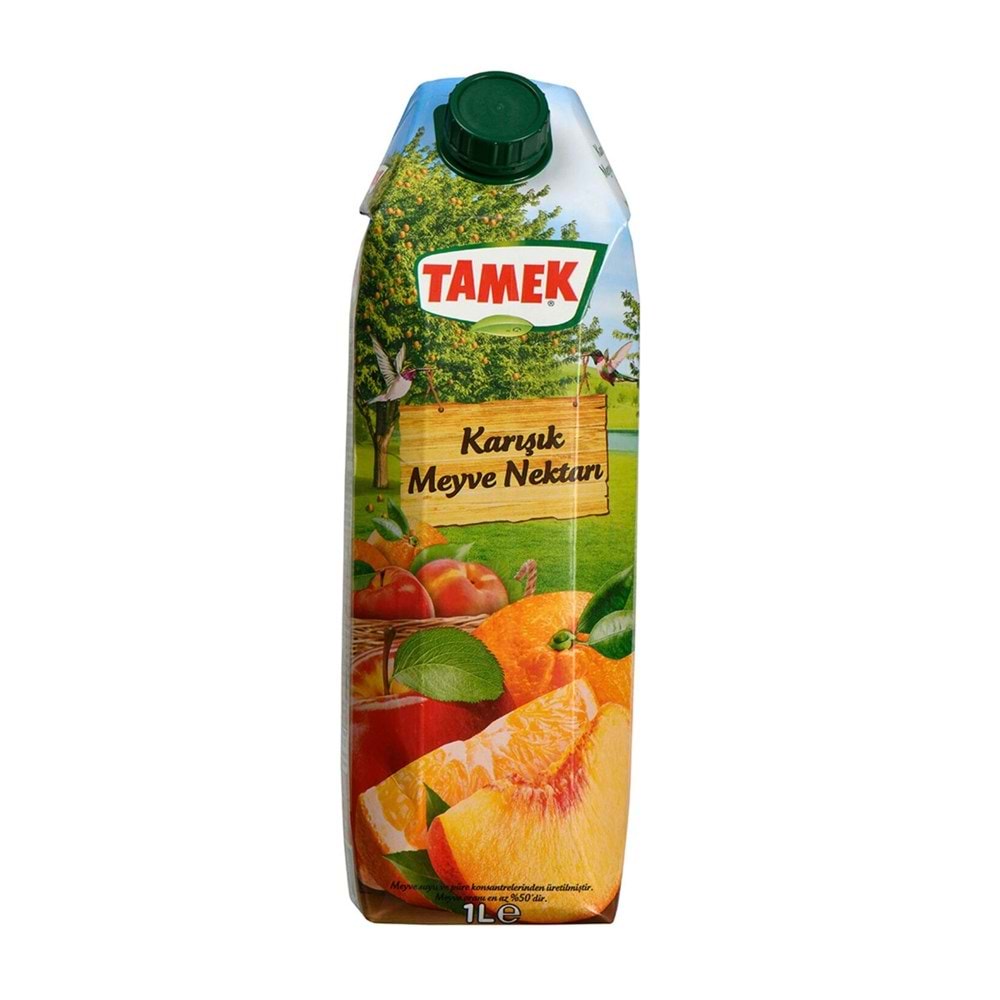 Tamek Karışık Meyve Suyu 1 Lt