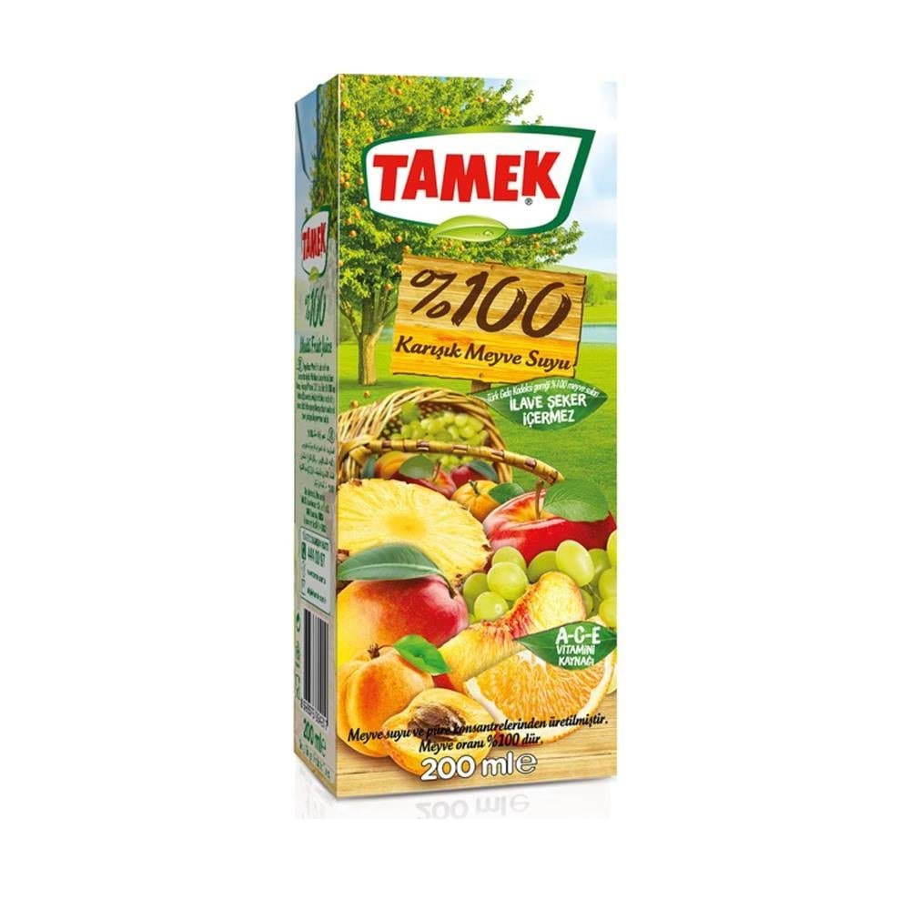 Tamek Karışık Meyve Suyu 200 Ml