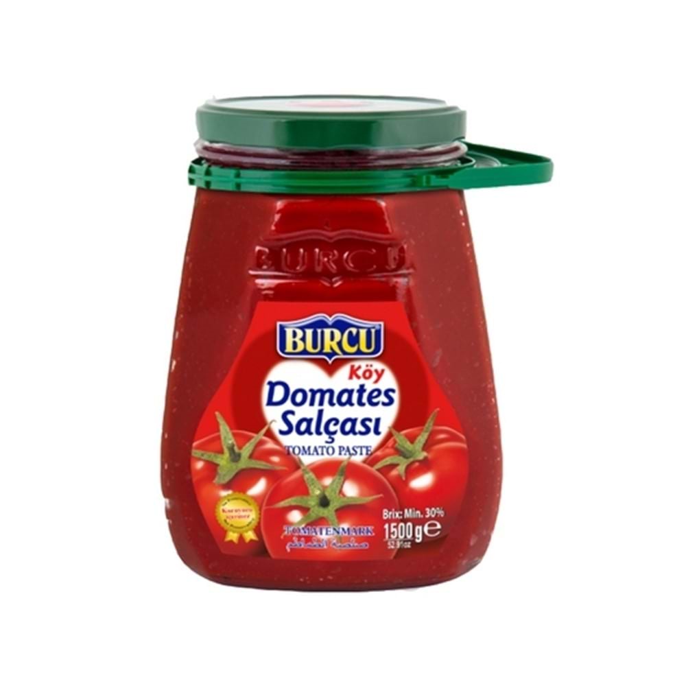 Burcu Domates Salçası 1500 Gr Cam