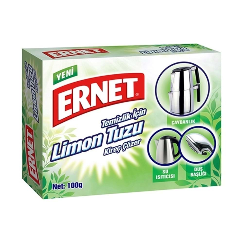 Ernet Temizlik Kireç Çözer Limon Tuzu 100 Gr