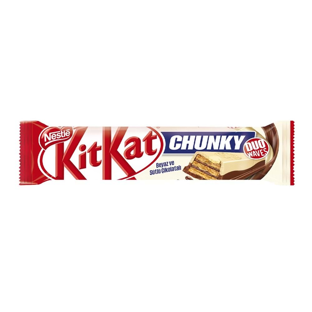 Nestle Kitkat Chunky Duo Çikolatalı Gofret 38 Gr