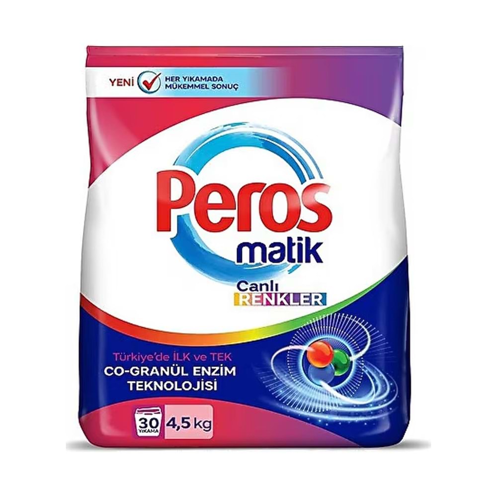 Peros Matik 4.5 Kg Canlı Renkler