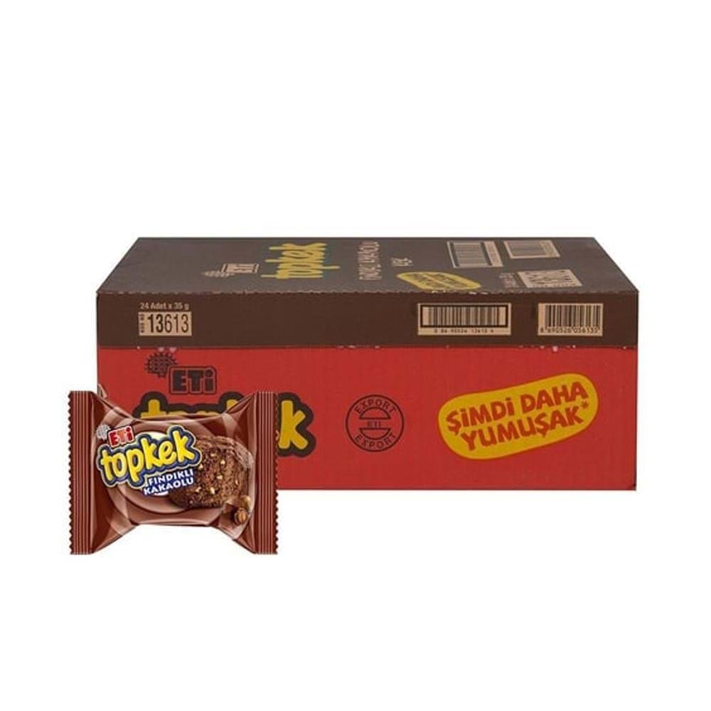 Eti Topkek Fındıklı Kakaolu Dolgulu Kek 35 Gr