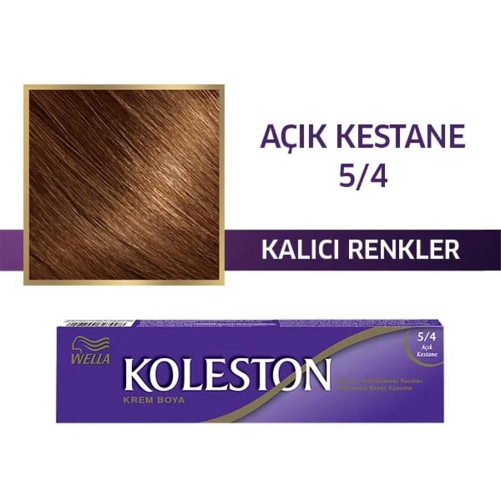 Koleston Tüp 5/4 Açık Kestane