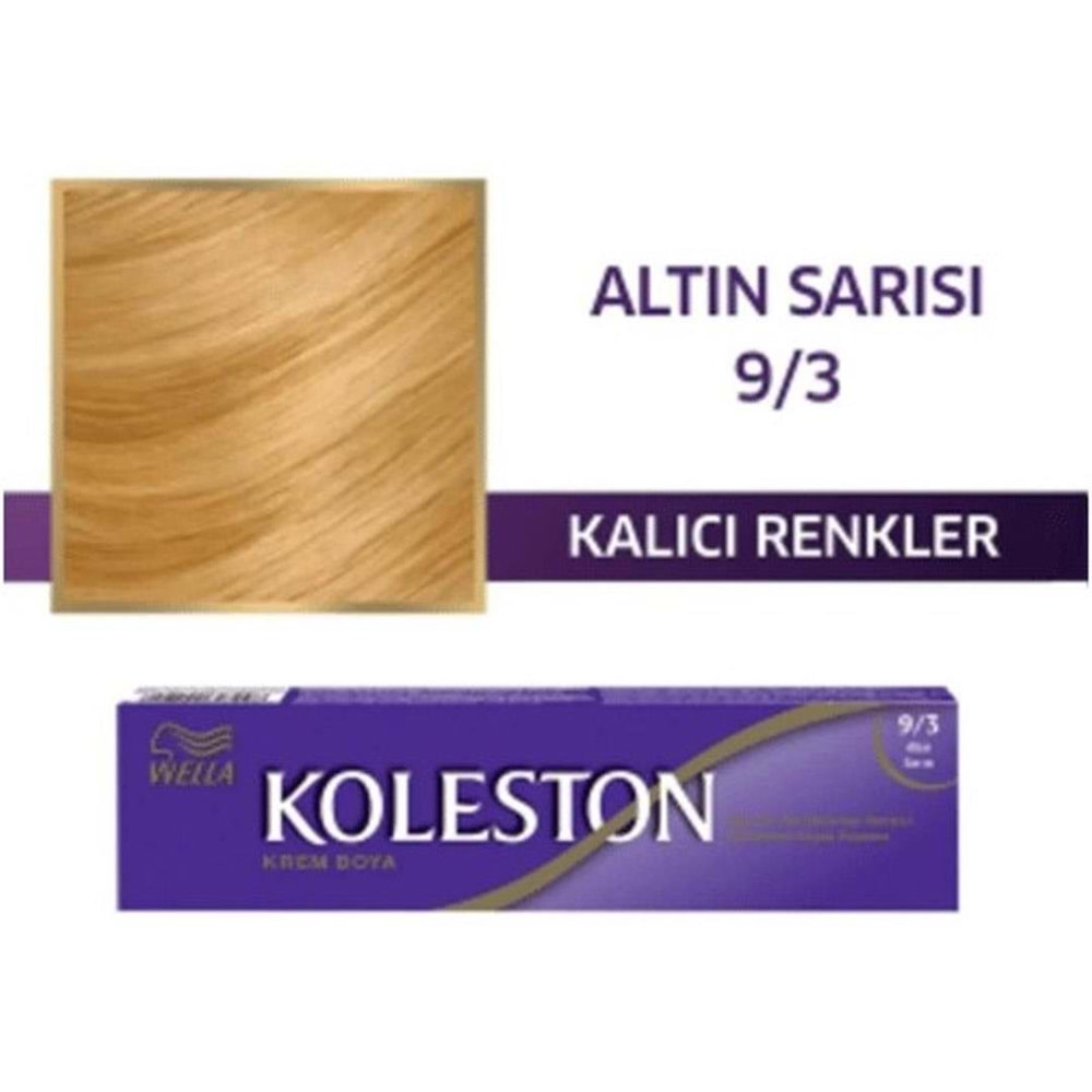 Koleston Tüp 9/3 Altın Sarısı