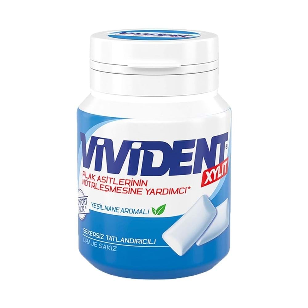 Vivident Xylit Yesıl Nane Aromalı Sakız 67 Gr