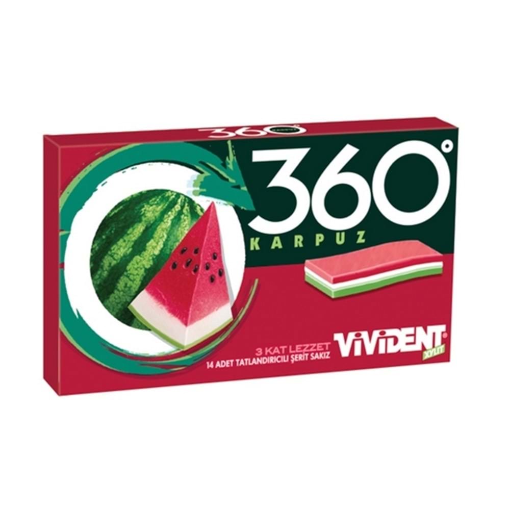 Vivident Xylit Karpuz Aromalı Sakız 33 Gr