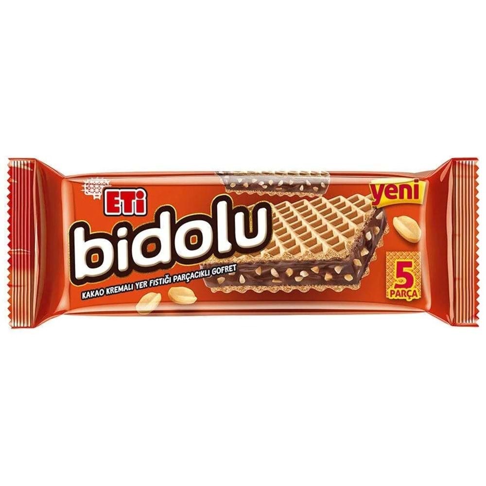 Eti Bidolu Yer Fıstıklı Kakaolu Gofret 81 Gr