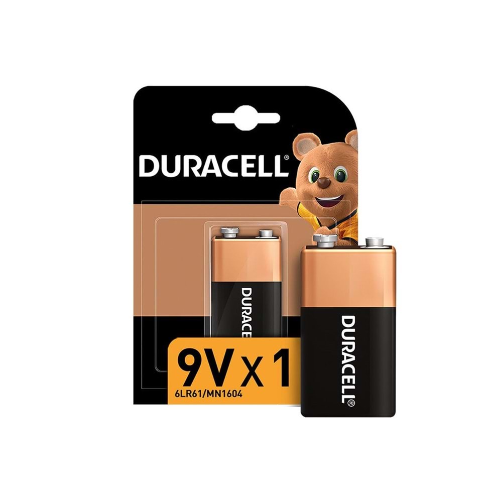 Duracell 9 Volt Pil Kart