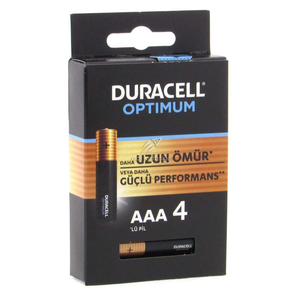 Duracell Aaa Optimum İnce Kalem Pil 4 Lü