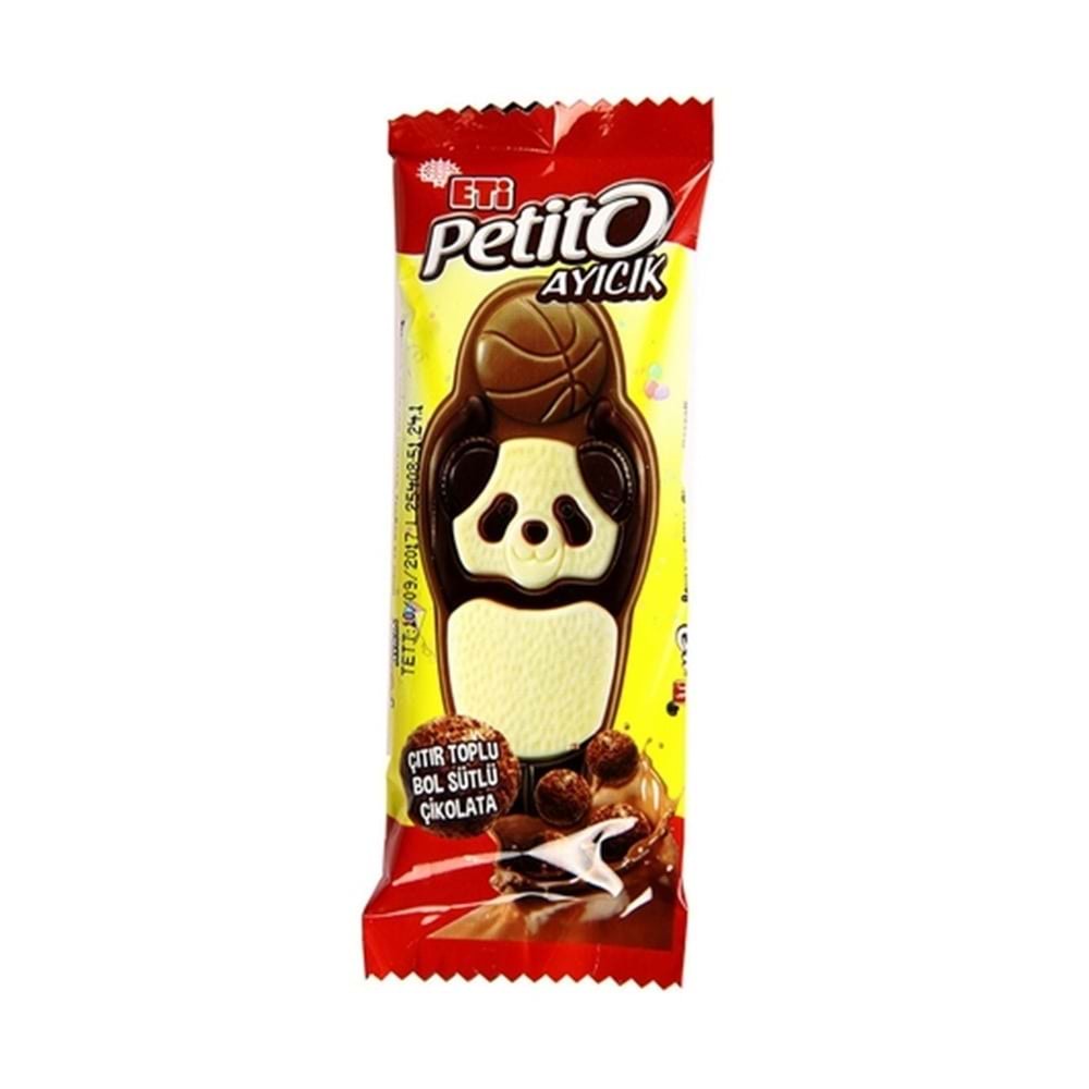 Eti Petito Pops Çıtır Toplu Sütlü Çikolata 16 Gr