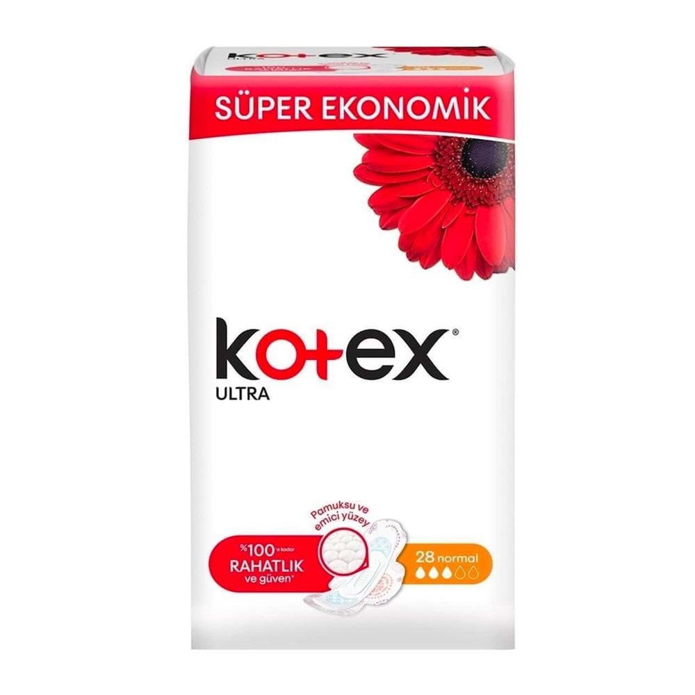 Kotex Ultra Ped Süper Ekonomik Normal 24 Lü