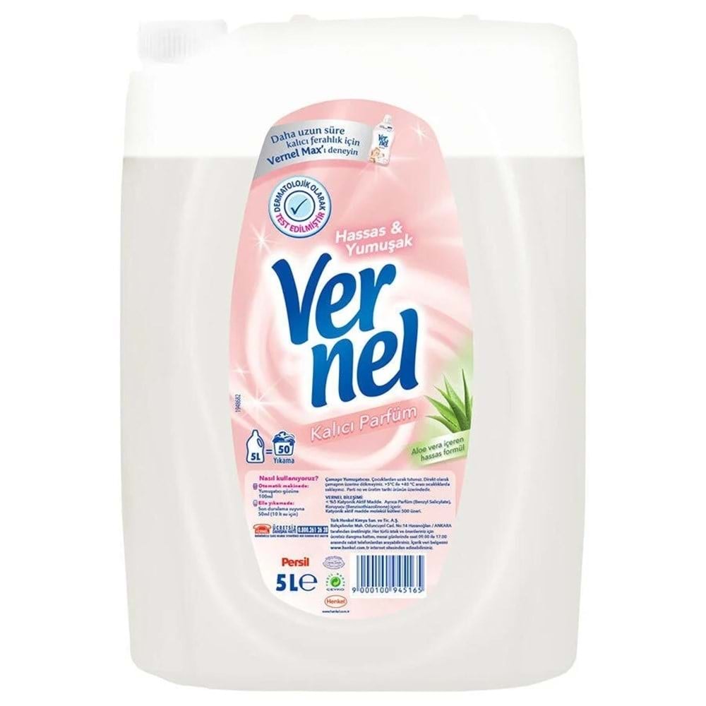 Vernel Yumuşatıcı Sensitive 5 Lt