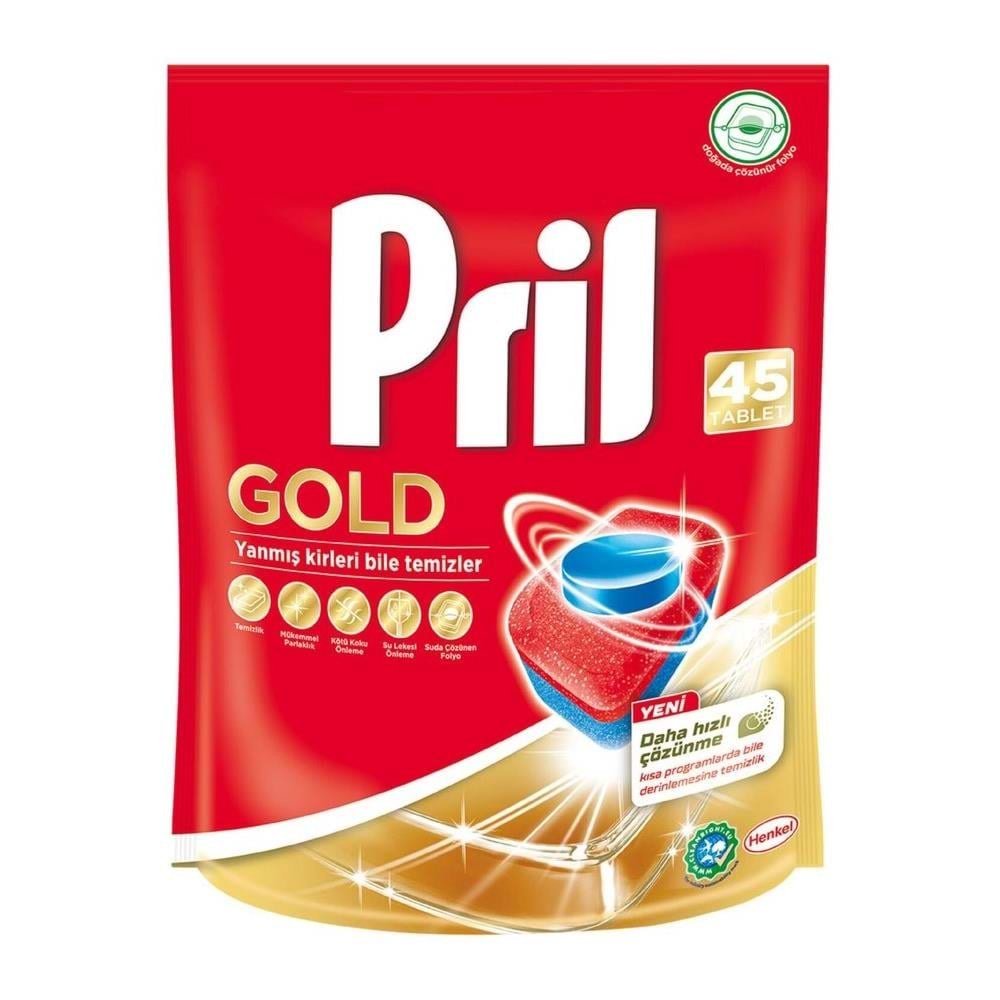 Pril Gold Bulaşık Makinesi Deterjanı 45 Tablet 864 Gr