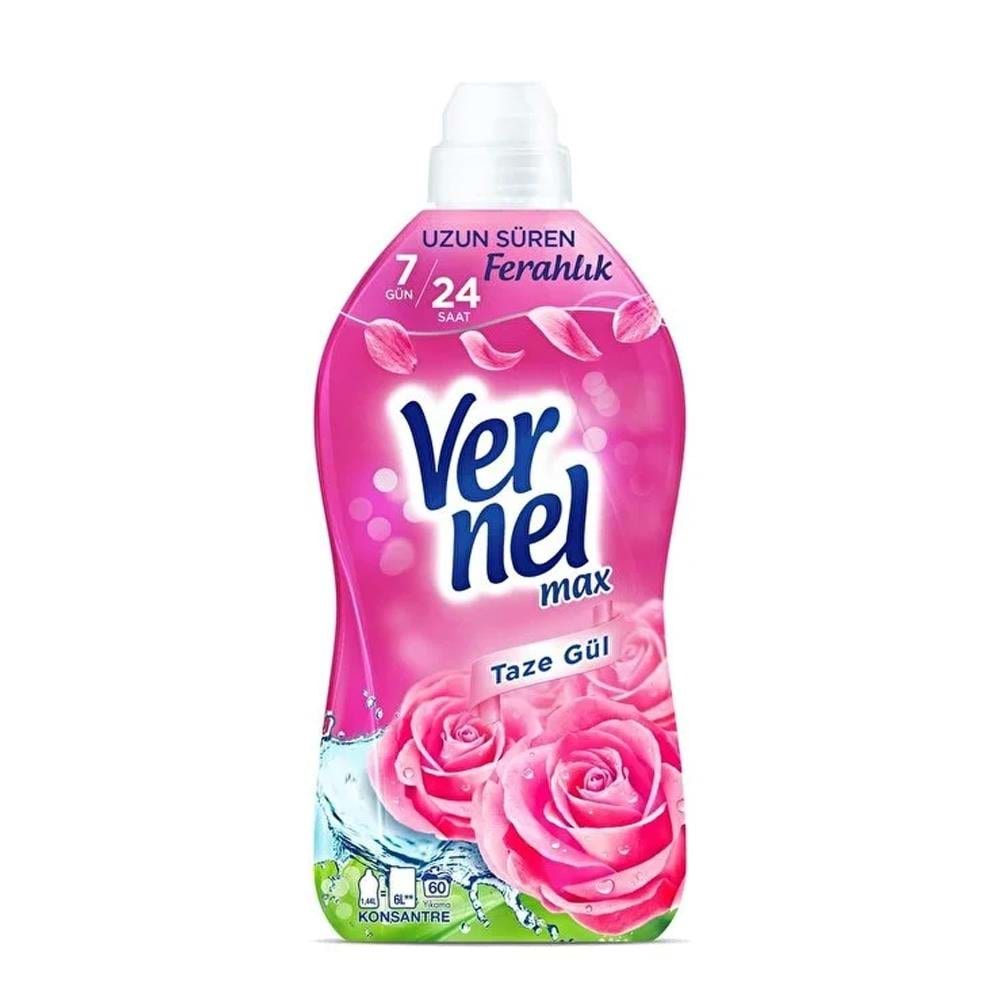 Vernel Max Yumuşatıcı Taze Gül 1.44 Lt