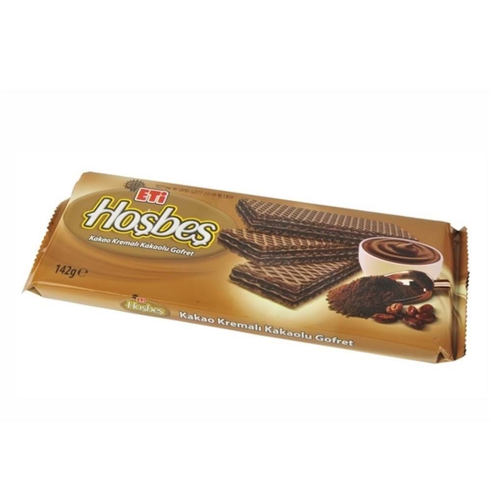 Eti Hoşbeş Kakao Kremalı Gofret 142 Gr