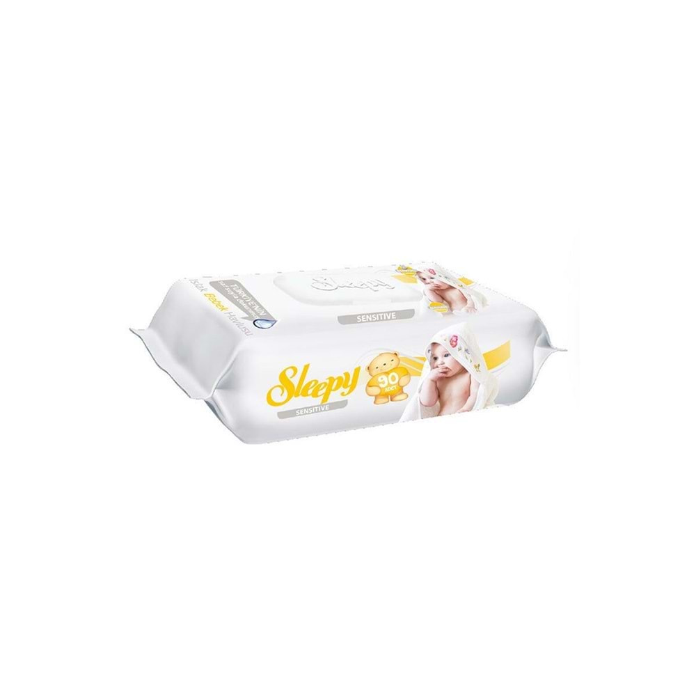 Sleepy Islak Havlu Sensıtıve Kapaklı 90 Lı