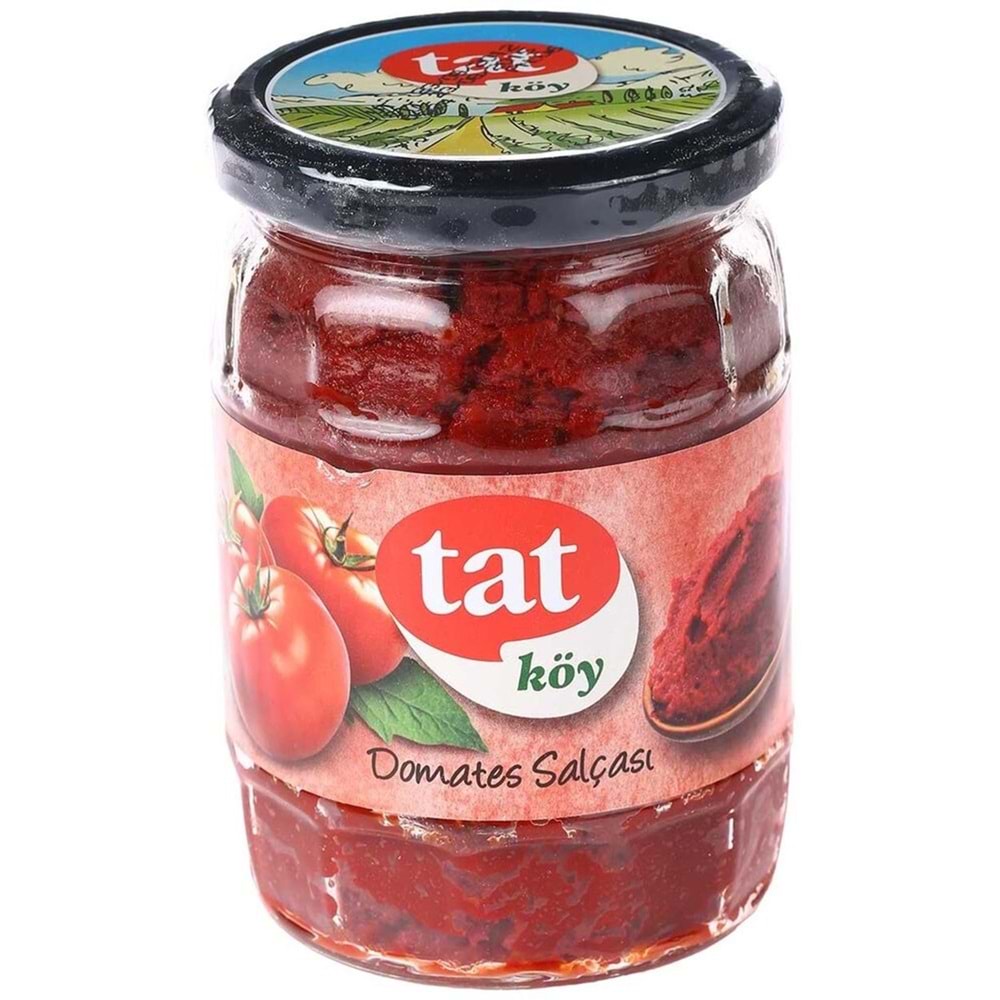 Tat Köy Domates Salçası 560 Gr Cam