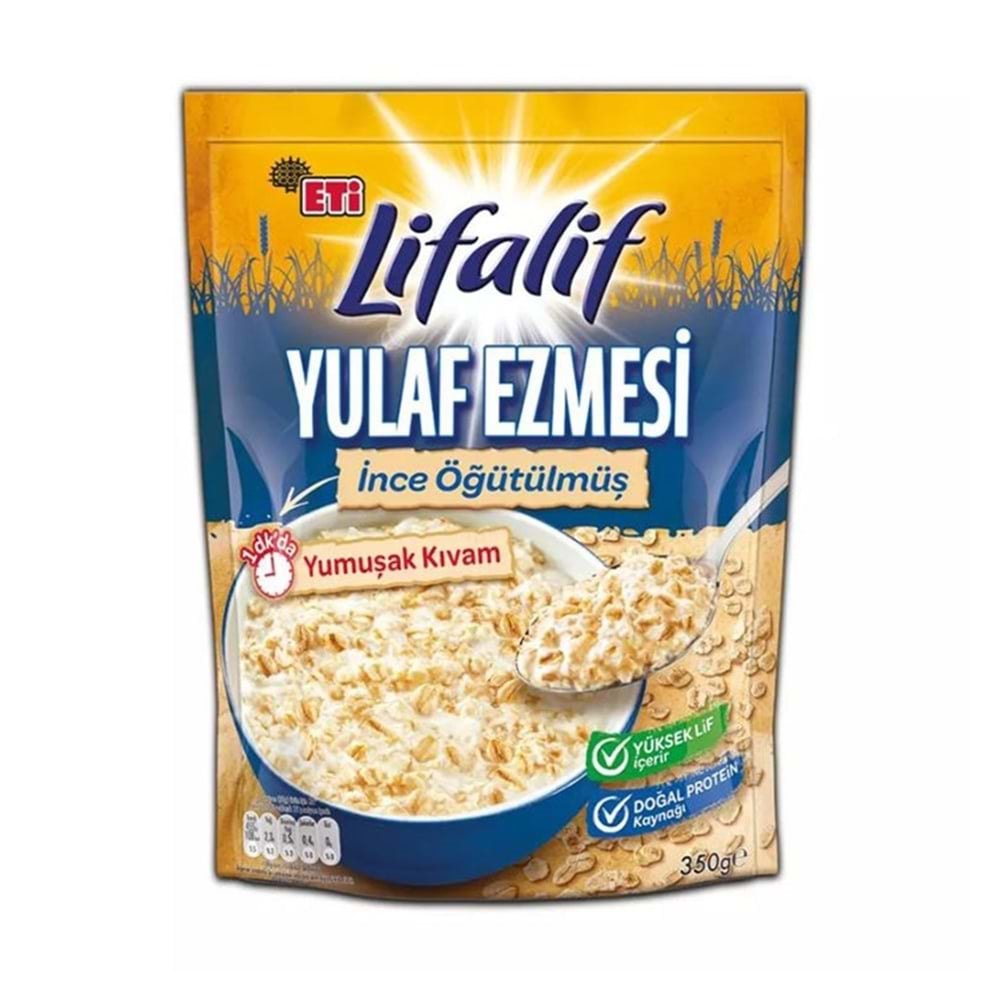 Eti Ince Ogutulmus Yulaf Ezmesi 350 G