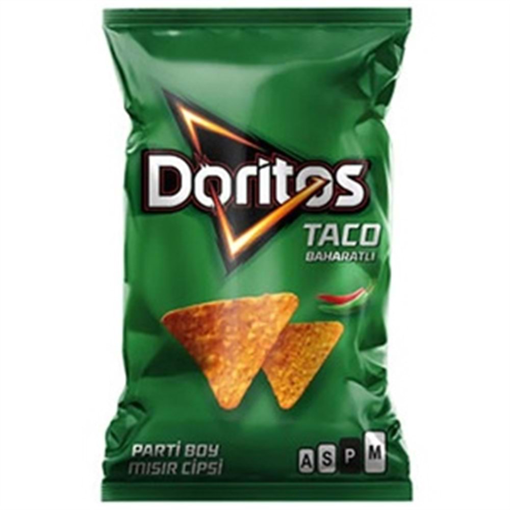 Doritos Taco Baharatlı Mısır Cipsi Süper Boy 121 Gr