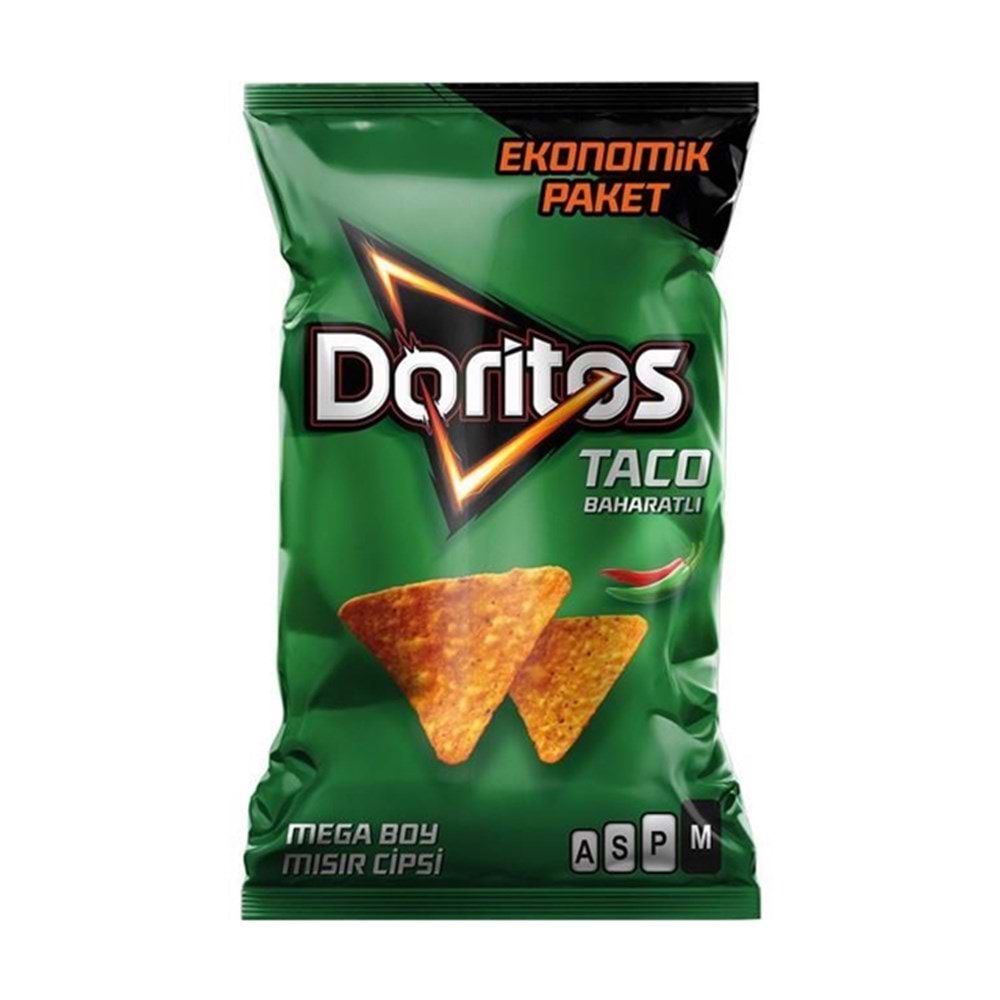 Doritos Taco Baharatlı Mısır Cipsi Parti Boy 169 Gr