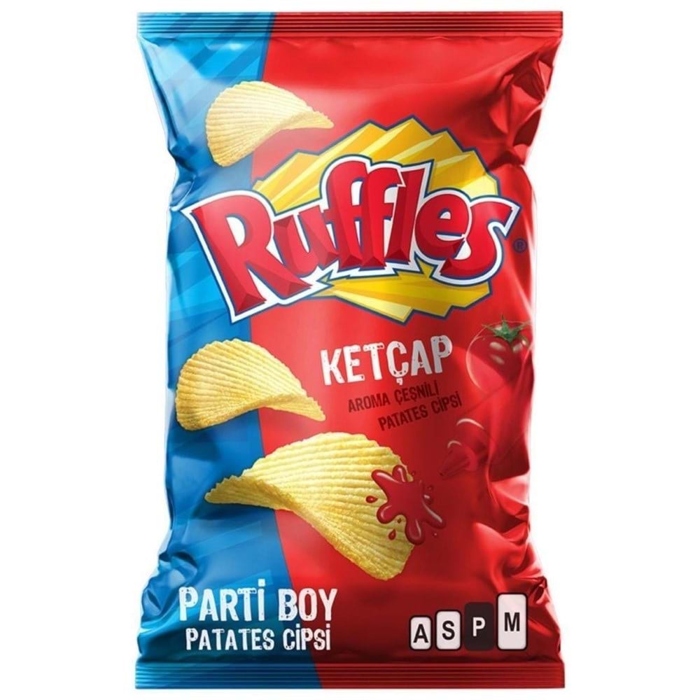 Ruffles Ketçap Aroma Çeşnili Patates Cipsi 150 Gr
