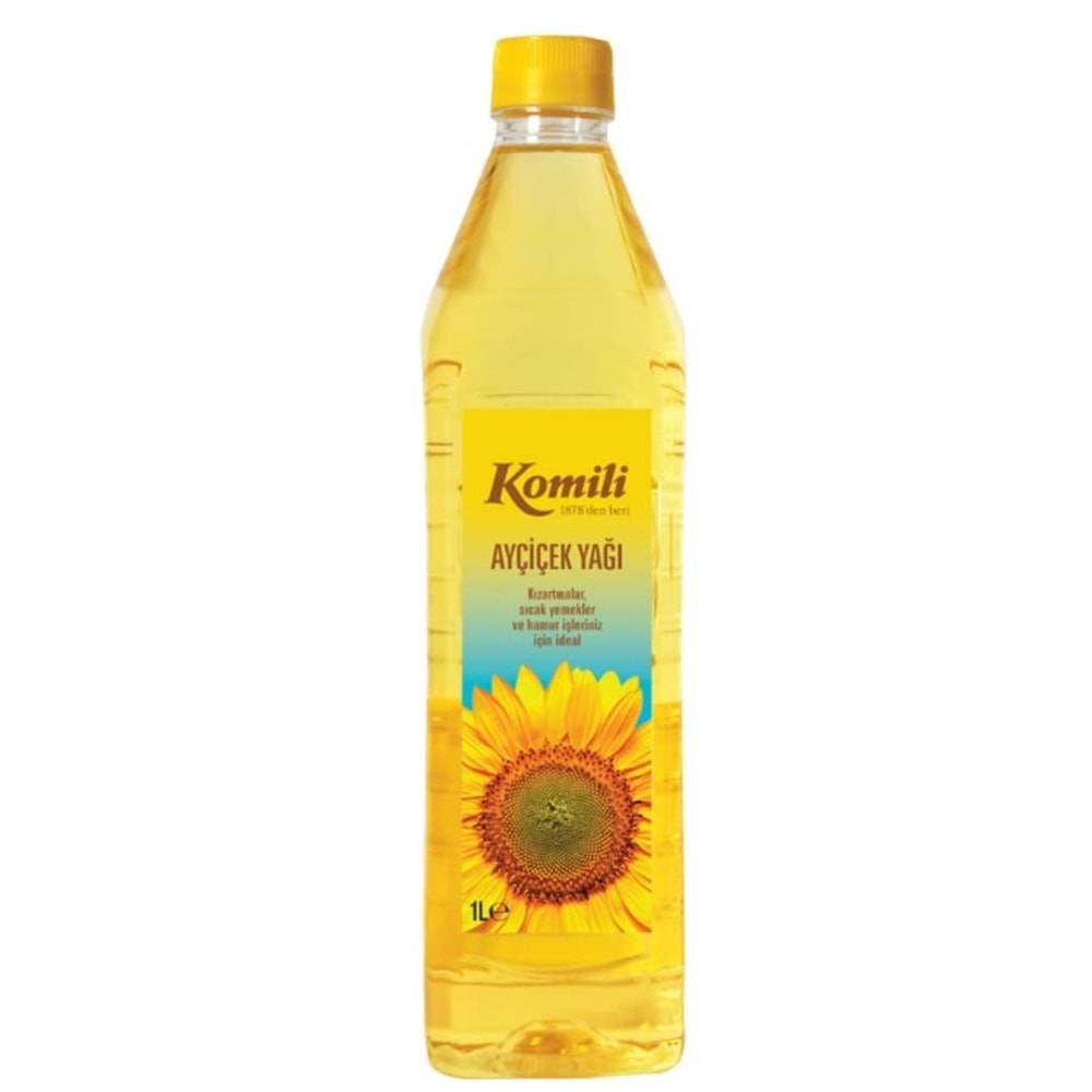 Komili Ayçiçek Yağı 1 Lt Pet