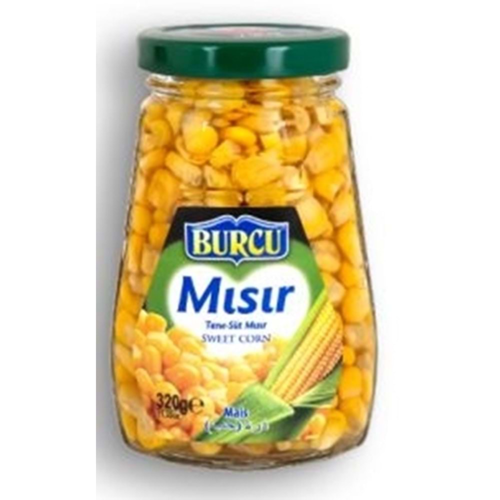 Burcu Mısır Haşlama 320 Gr Cam