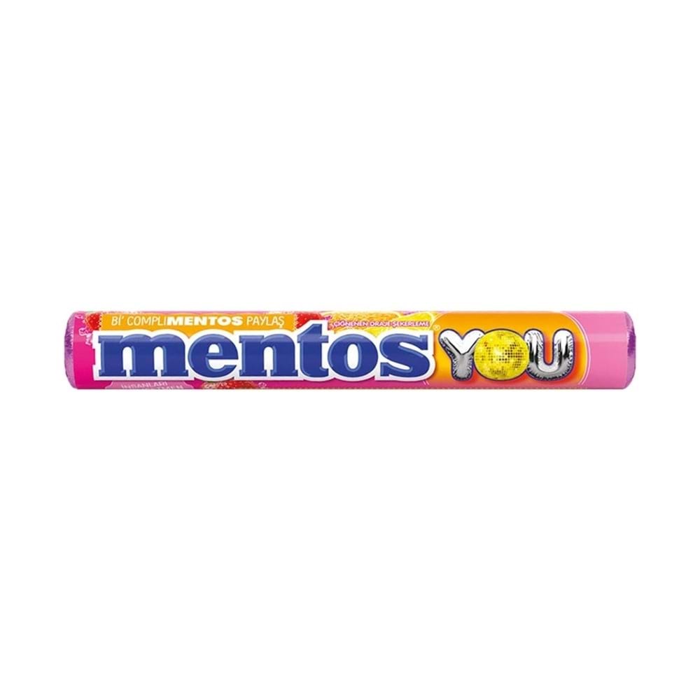 Mentos Stick Meyve Aromalı Şekerleme 37.5 Gr