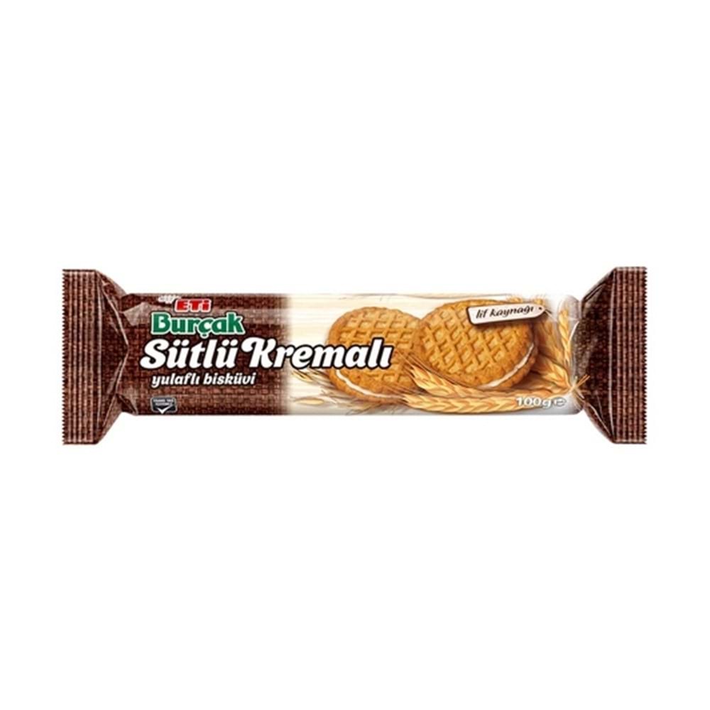 Eti Burçak Sütlü Kremalı Bisküvi 100 Gr