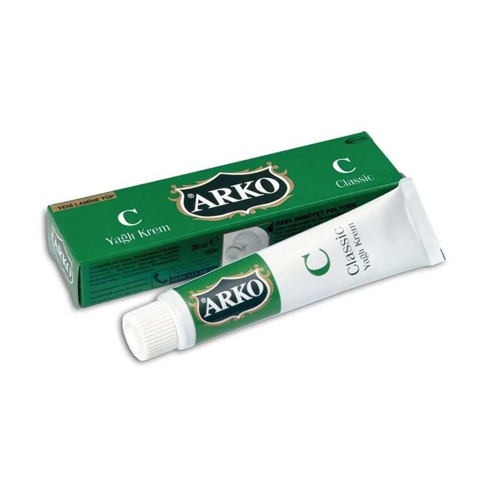 Arko Yağlı Krem 20Cc Tüp