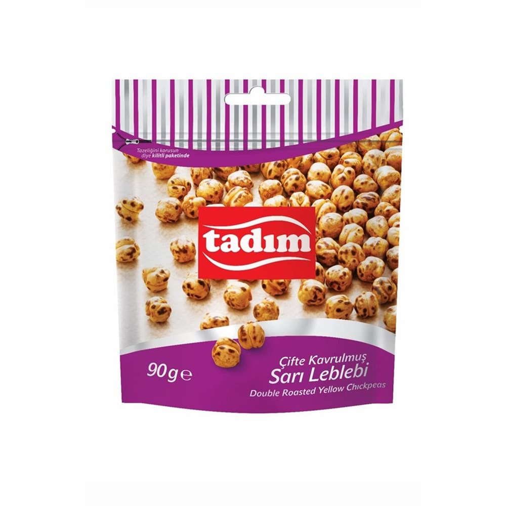 Tadım Çifte Karvrulmuş Sarı Leblebi 90 Gr