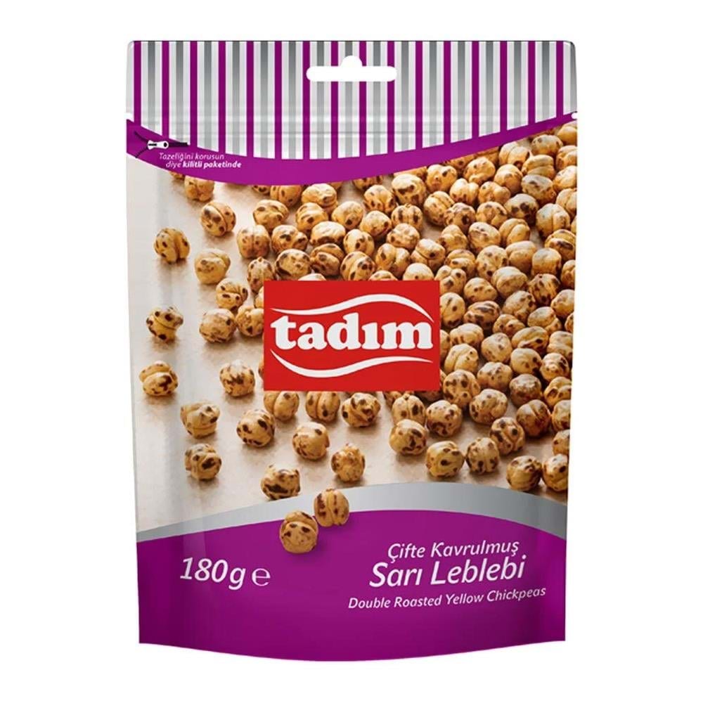 Tadım Çifte Karvrulmuş Sarı Leblebi 180 Gr