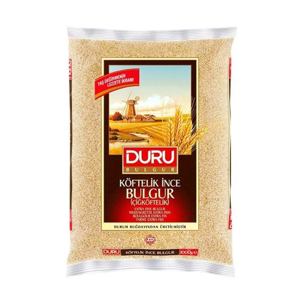 Duru Çiğ Köftelik Bulgur 1 Kg