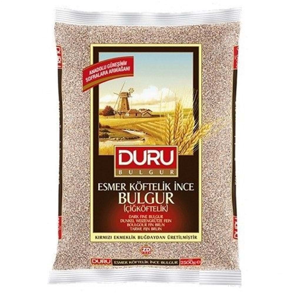 Duru Esmer Çiğ Köftelik Bulgur 1 Kg