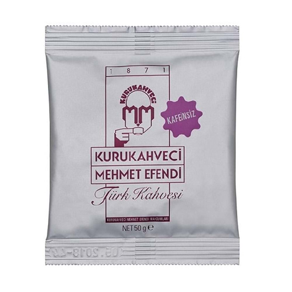 Mehmet Efendi Türk Kahvesi Kafeinsiz 50 Gr