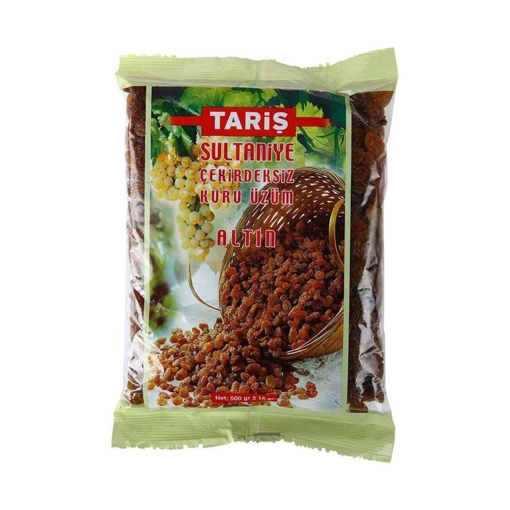 Tariş Altın Sultaniye Kuru Üzüm 500 Gr