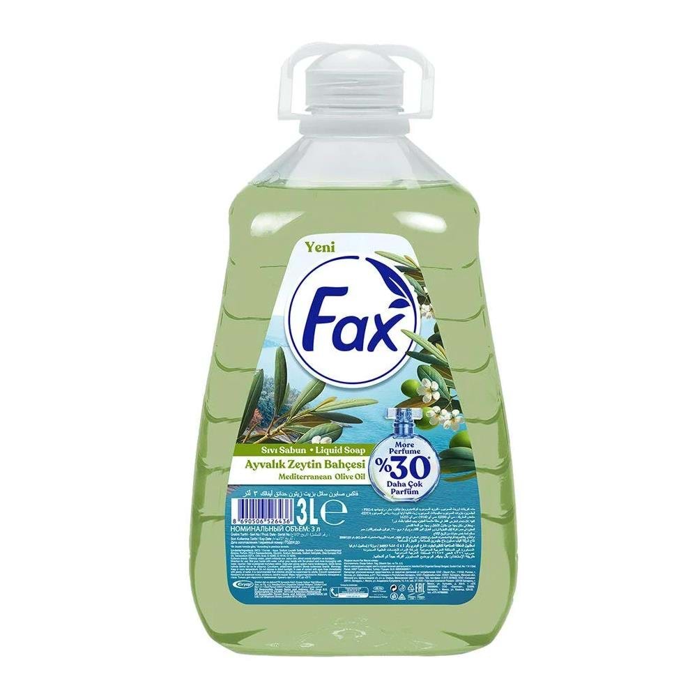 Fax Sıvı Sabun Zeytinyağlı 3 Lt