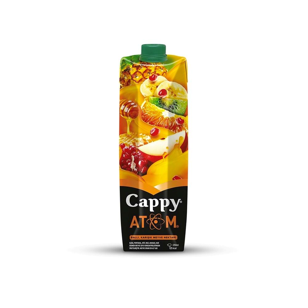 Cappy Atom Ballı Karışık Meyve Nektarı 1 Lt