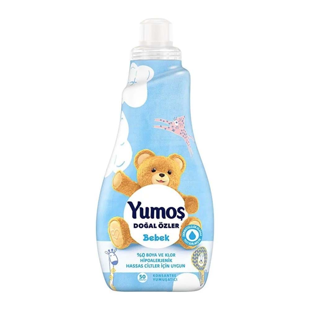 Yumoş Doğal Özler Bebek Konsantre Çamaşır Yumuşatıcı 1.2 Lt 50 Yıkama