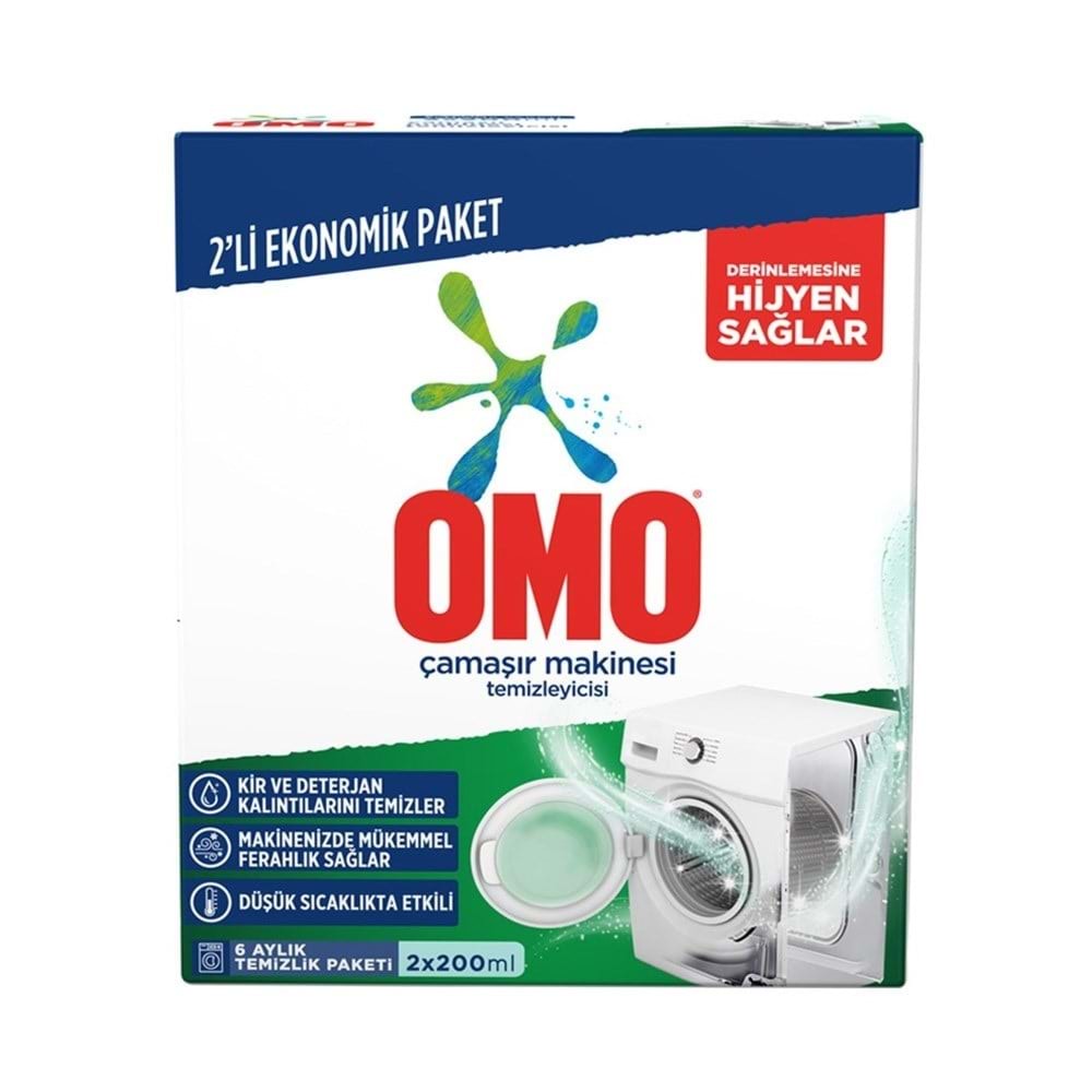 Omo Makine Temızleyıcı 400 Ml
