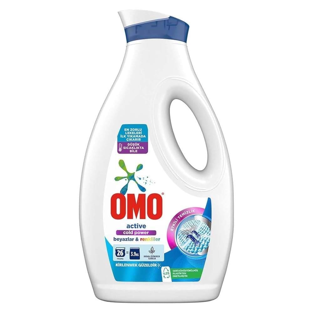 Omo Sıvı Deterjan Beyazlar Ve Renkliler İçin 1690 Ml